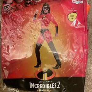 Tried on never worn (bought for a Tiktok) Mrs Incredible costume. Size S (4-6)